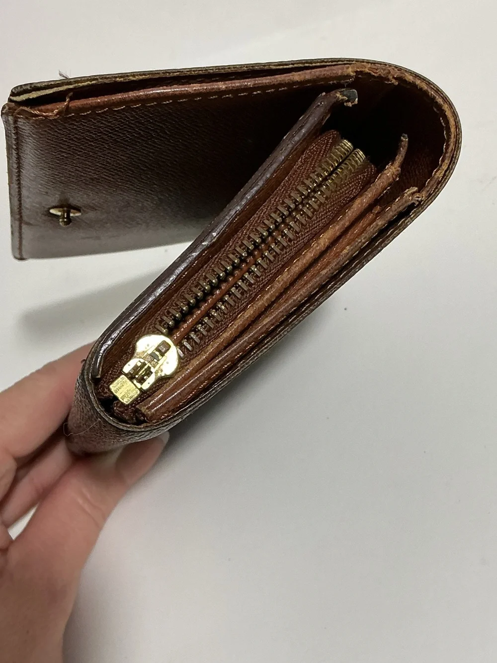 Louis Vuitton Monogram Porte Monnaie Billets Tresor‎ Wallet Vintage COA